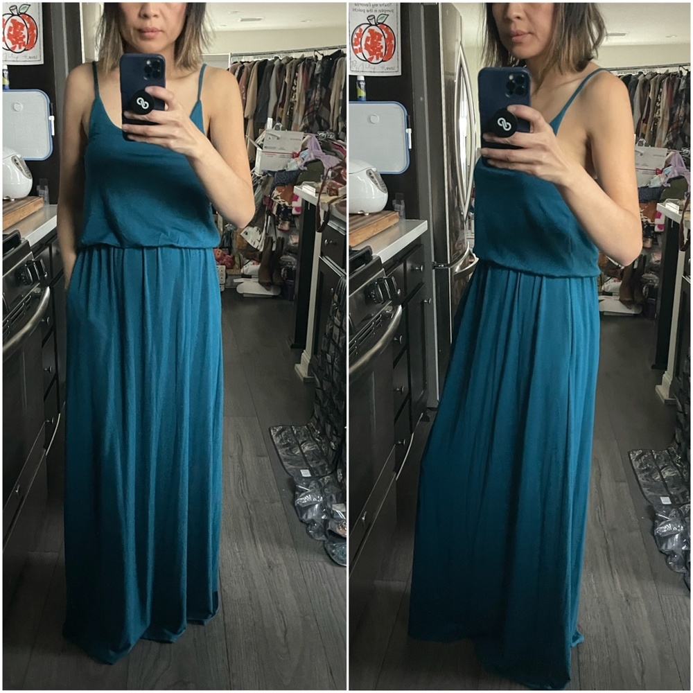 Boho Minimalist Cami Pocket Maxi Dress - Picture 7 of 14